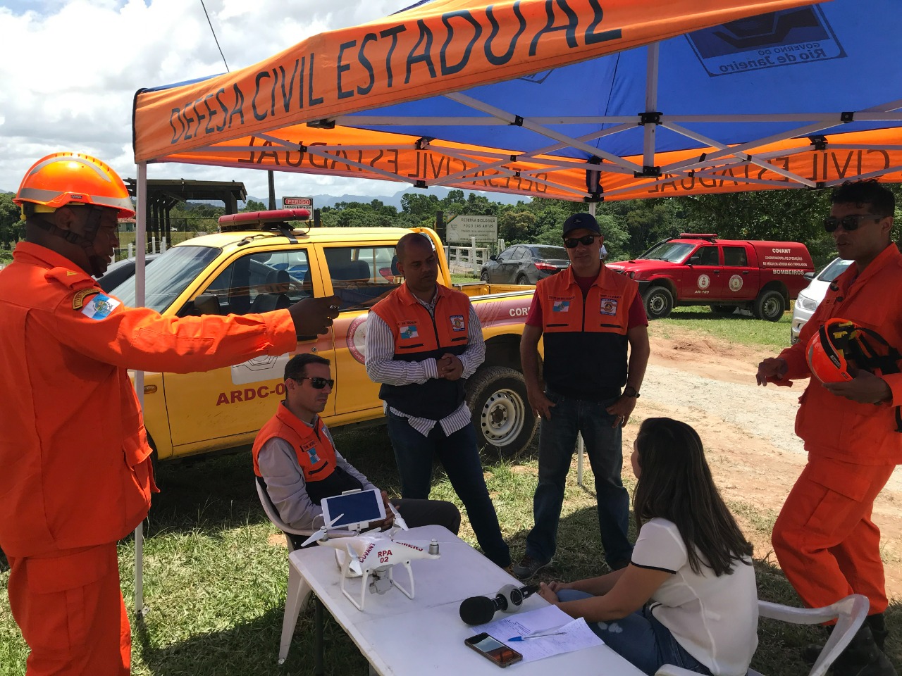 SEDEC e CBMERJ participam de vistoria na barragem de Juturnaíba