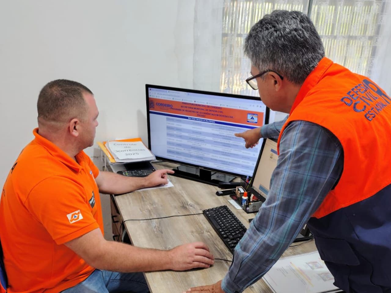 REDEC 8 fortalece articulação com Defesa Civil de Cordeiro para enfrentamento aos incêndios florestais