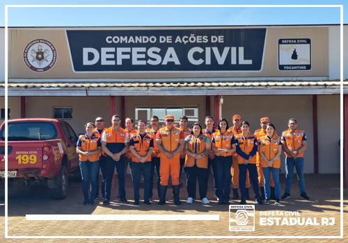 Defesa Civil RJ participa de missão nacional para emissão de alertas em áreas de risco no Tocantins