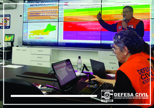 SEDEC-RJ realiza Simulado de Mesa sobre “Ondas de Calor – Temperaturas Elevadas”