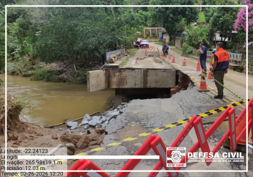 Mobilização operacional da SEDEC-RJ acompanhou danos estruturais e ações emergenciais em Macaé