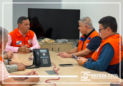 Defesa Civil RJ recebe representantes da Defesa Civil Nacional para agenda de inovação e aprimoramento dos sistemas de alerta