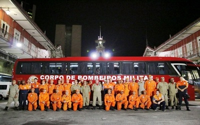 Corpo de Bombeiros RJ e Defesa Civil do Estado enviam novas equipes de resgate para Brumadinho