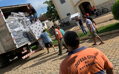 Defesa Civil Estadual divulga balanço de entrega de materiais de assistência humanitária